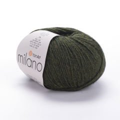 YARNART MILANO - KNITTING YARN DARK GREEN - 874