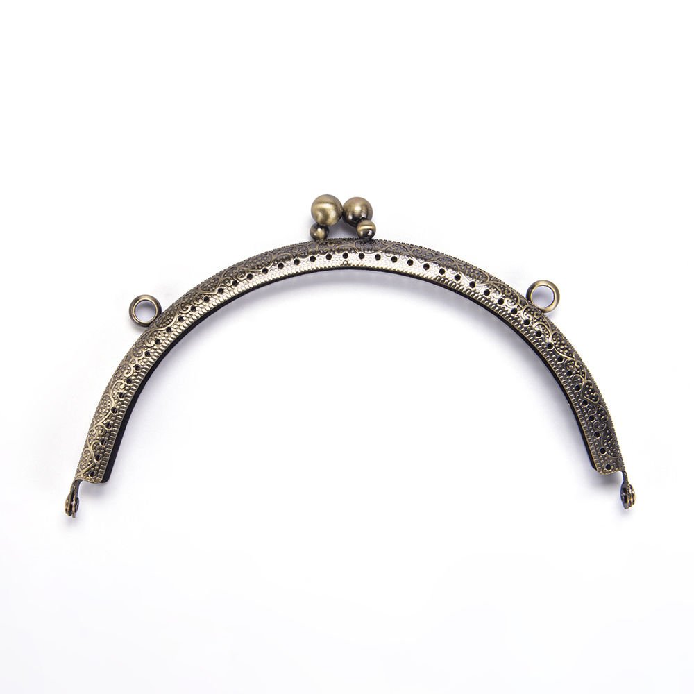 OVAL BAG FRAME 16.5 CM BRONZE