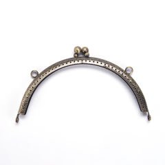 OVAL BAG FRAME 16.5 CM BRONZE