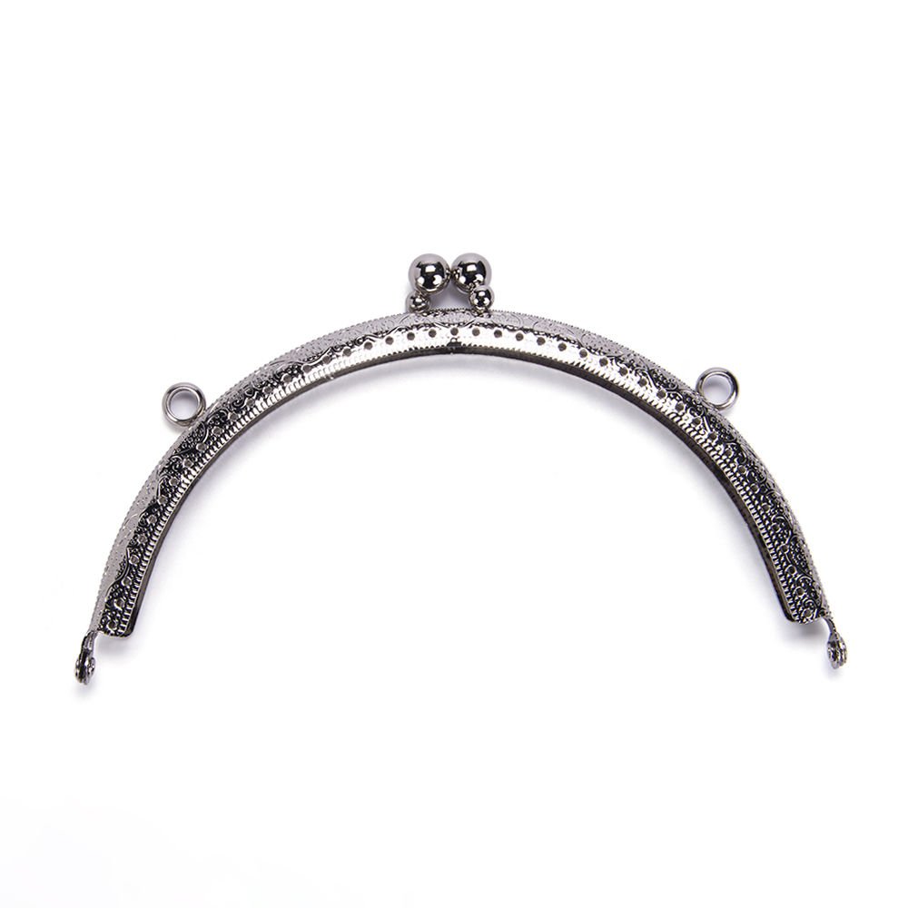 OVAL BAG FRAME 16.5 CM SILVER