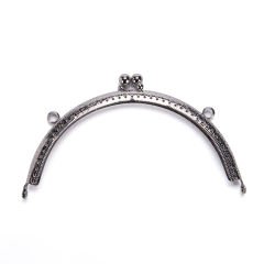 OVAL BAG FRAME 16.5 CM SILVER