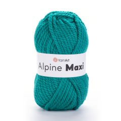 YARNART ALPINE MAXI - KNITTING YARN PETROL GREEN - 675