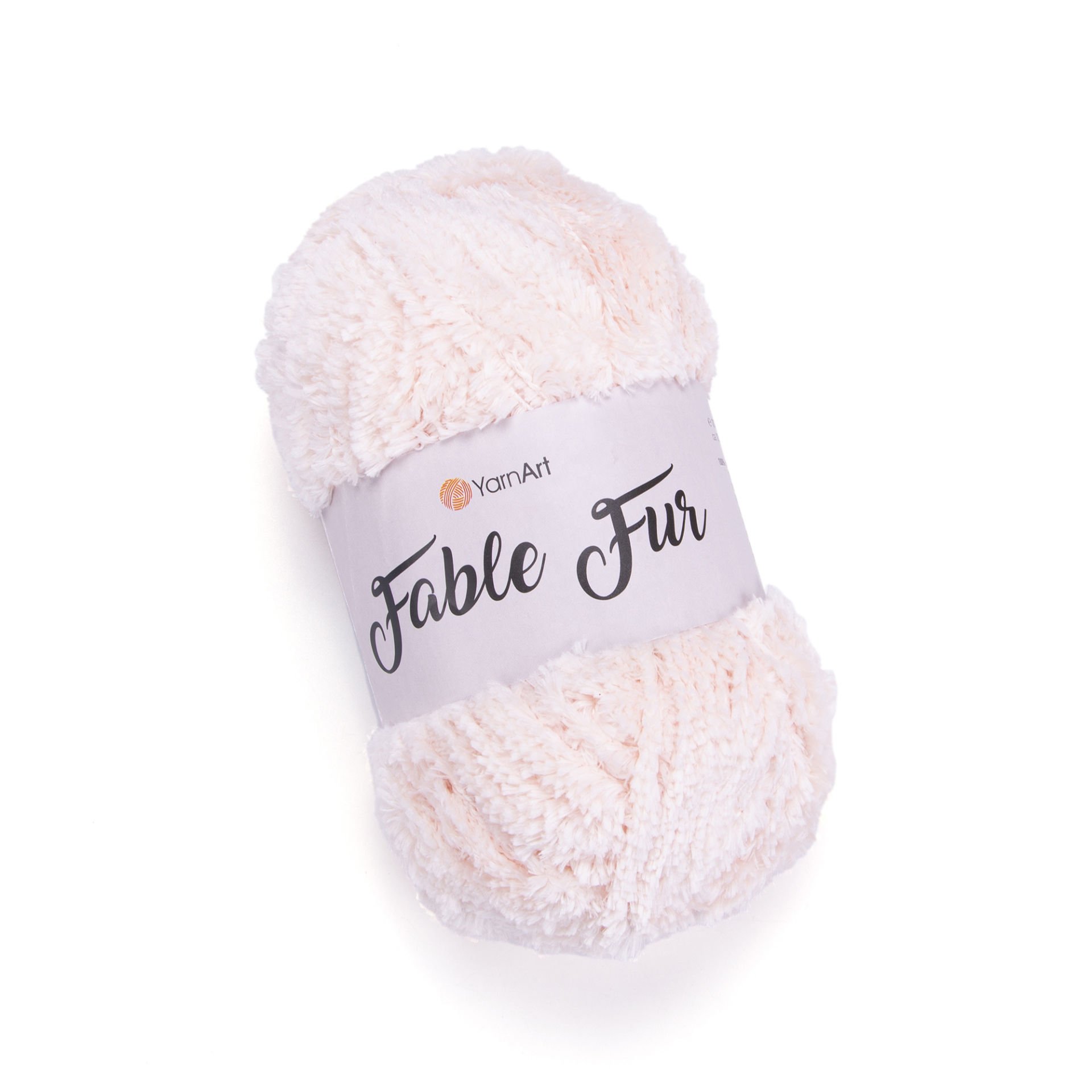 YARNART FABLE FUR - KNITTING YARN PINKISH ORANGE - 976