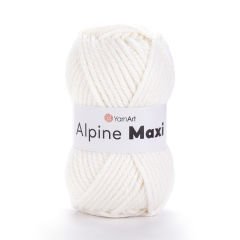 YARNART ALPINE MAXI - KNITTING YARN OPTIC WHITE - 676