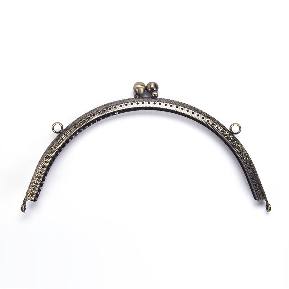 OVAL BAG FRAME 20.5 CM BRONZE