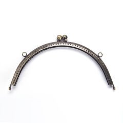 OVAL BAG FRAME 20.5 CM BRONZE