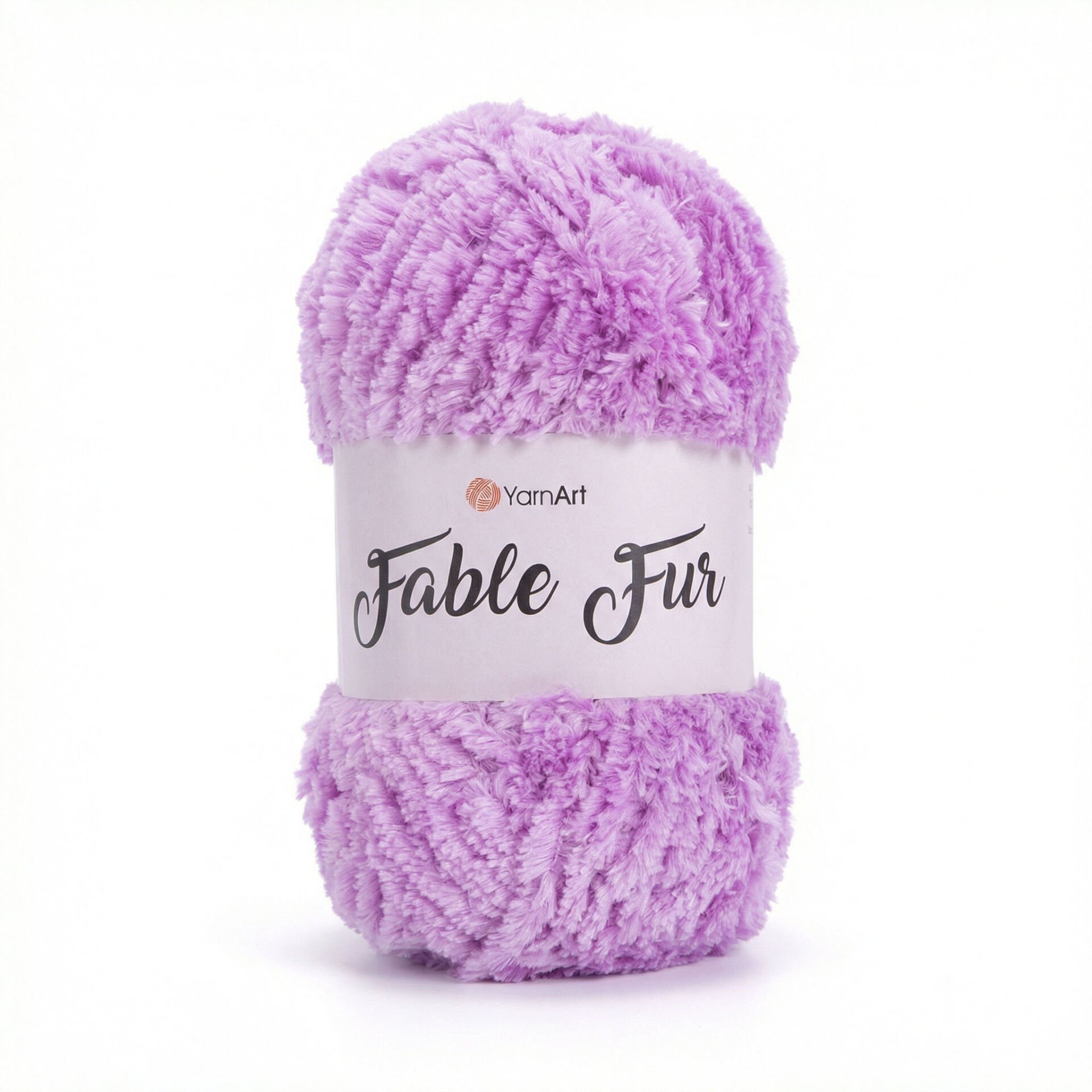 YARNART FABLE FUR - KNITTING YARN LILAC - 978
