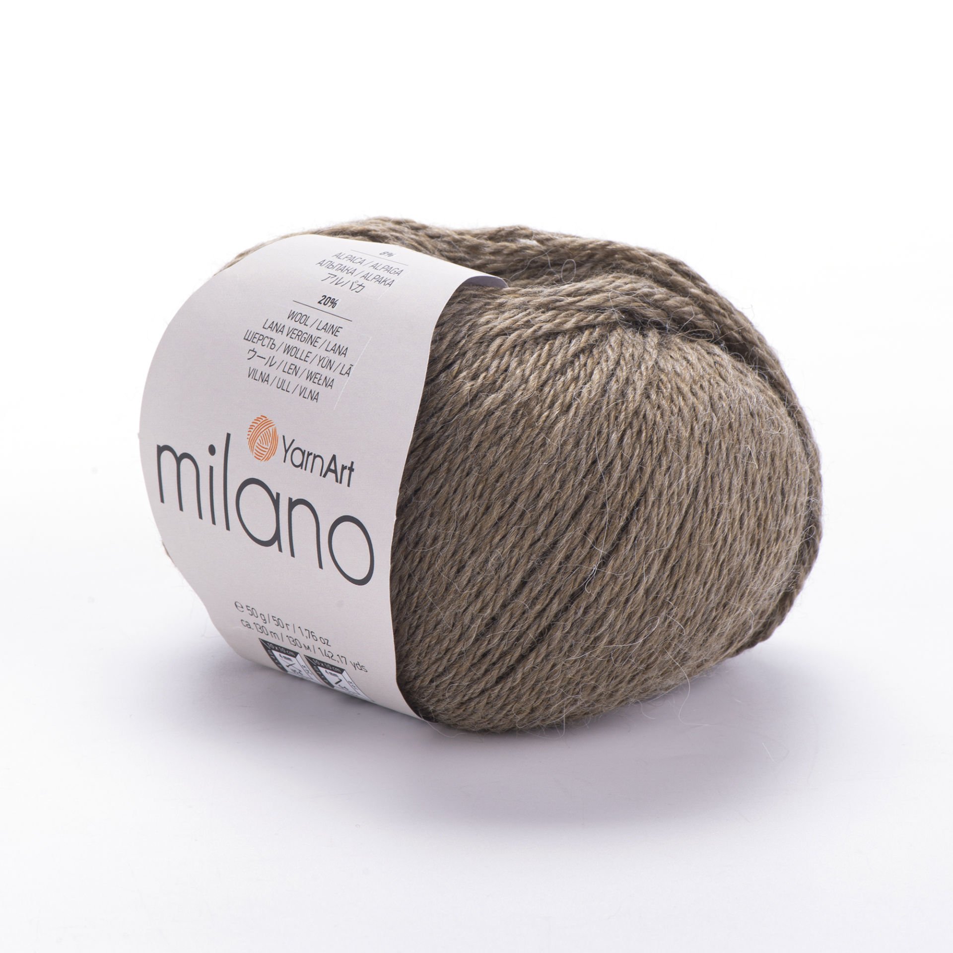 YARNART MILANO - KNITTING YARN DARK BEIGE - 855