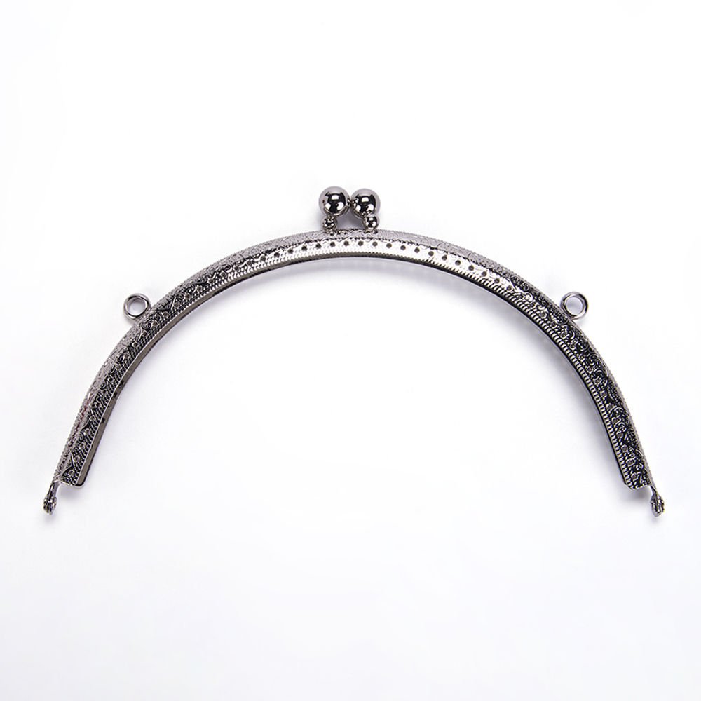 OVAL BAG FRAME 20.5 CM SILVER