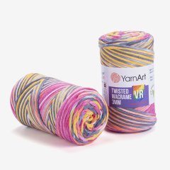 YARNART TWISTED MACRAME 3 MM VR - MACRAME CORD VARIEGATED - 913