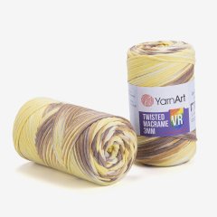 YARNART TWISTED MACRAME 3 MM VR - MACRAME CORD VARIEGATED - 914
