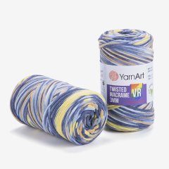 YARNART TWISTED MACRAME 3 MM VR - MACRAME CORD VARIEGATED - 915