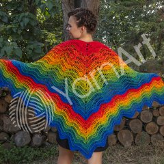 YARNART FLOWERS MERINO - MULTICOLOR KNITTING YARN VARIEGATED - 536