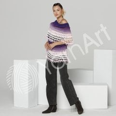 YARNART ROSEGARDEN - MULTICOLOR KNITTING YARN VARIEGATED - 316