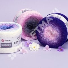 YARNART ROSEGARDEN - MULTICOLOR KNITTING YARN VARIEGATED - 316