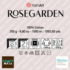 YARNART ROSEGARDEN - MULTICOLOR KNITTING YARN VARIEGATED - 316
