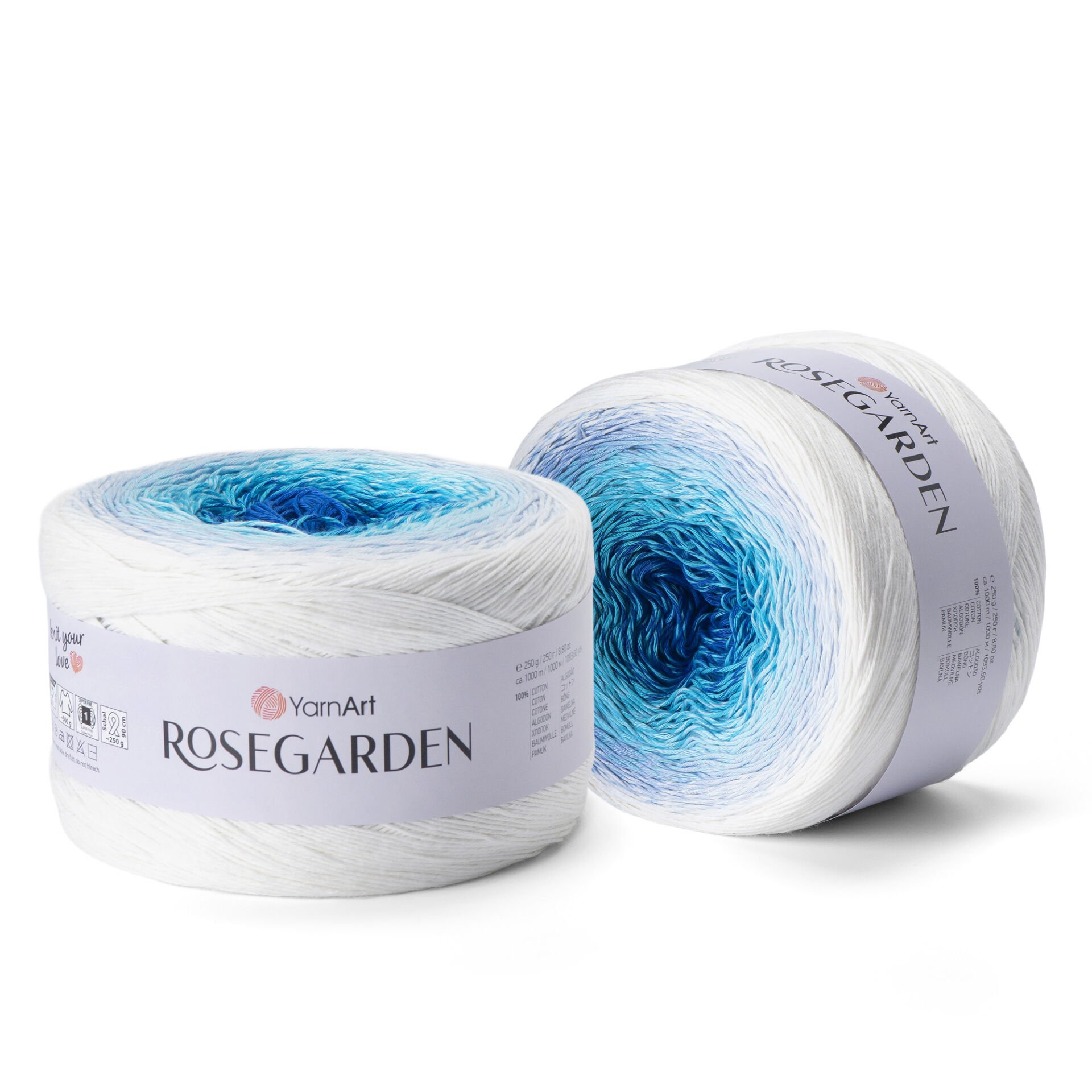 YARNART ROSEGARDEN - MULTICOLOR KNITTING YARN VARIEGATED - 305
