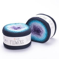 YARNART FLOWERS - MULTI Strickgarn Veränderte - 254