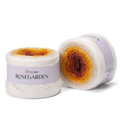 YARNART ROSEGARDEN - MULTICOLOR KNITTING YARN VARIEGATED - 307
