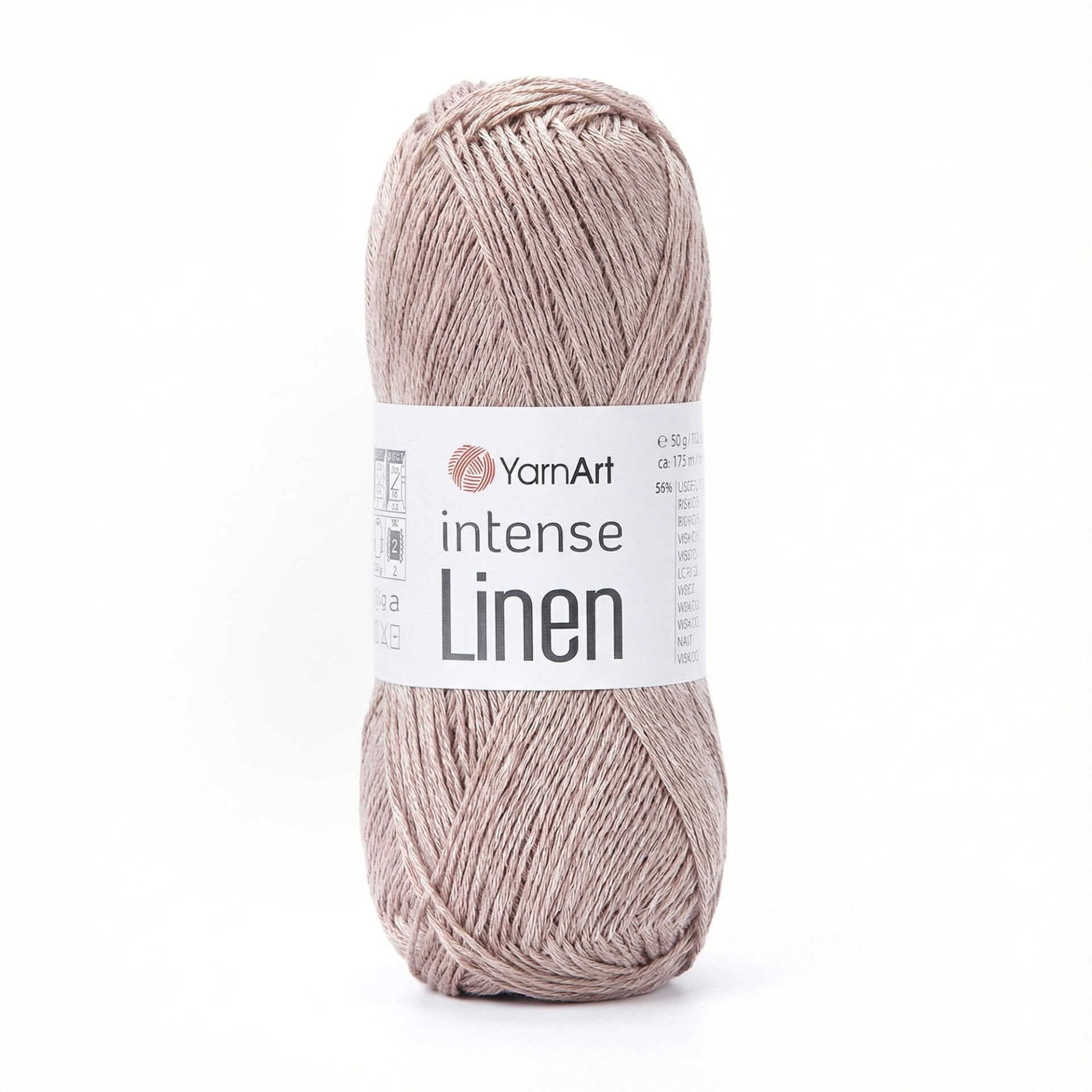 YARNART INTENSE LINEN - KNITTING YARN SAND BEIGE - 4103