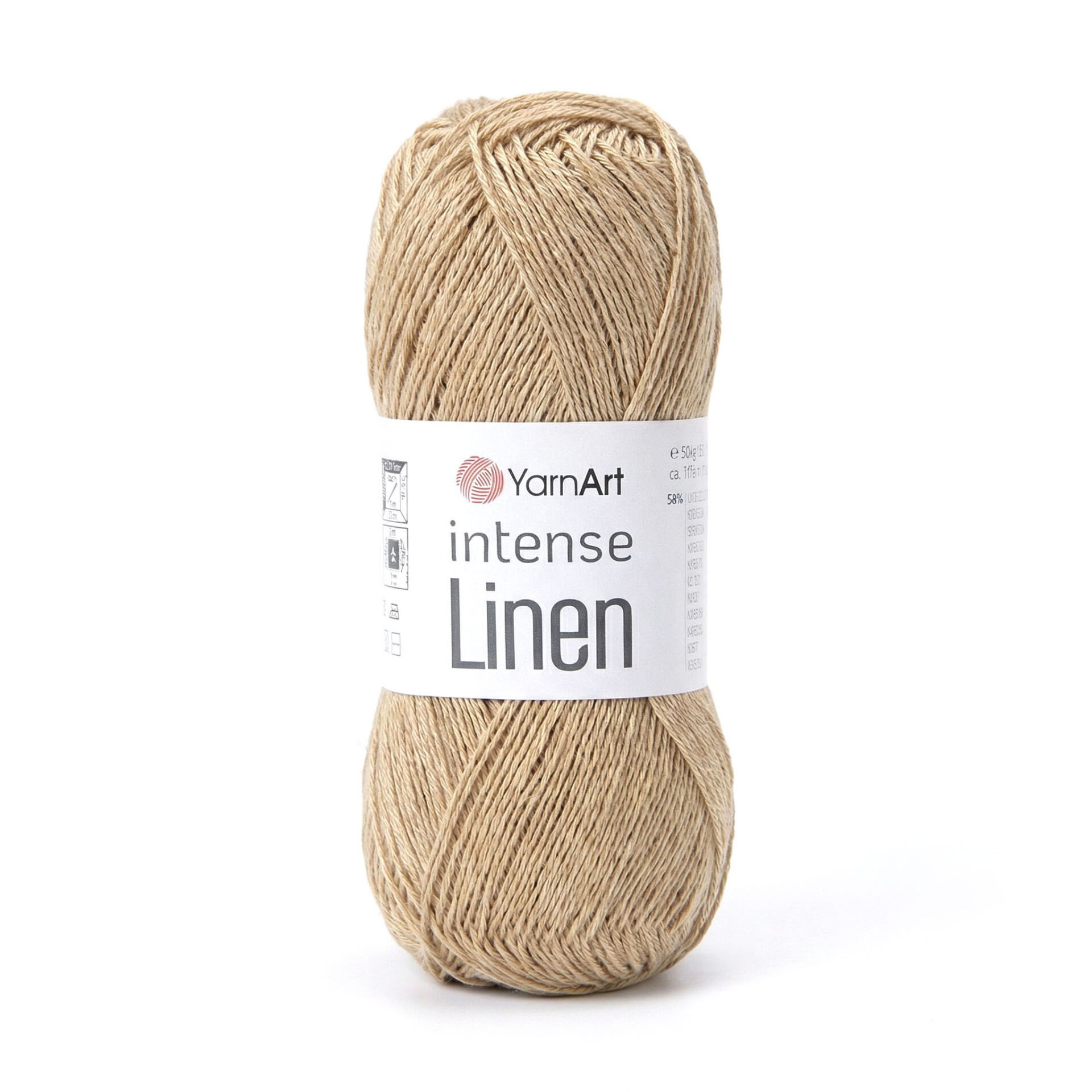 YARNART INTENSE LINEN - KNITTING YARN BEIGE - 4104