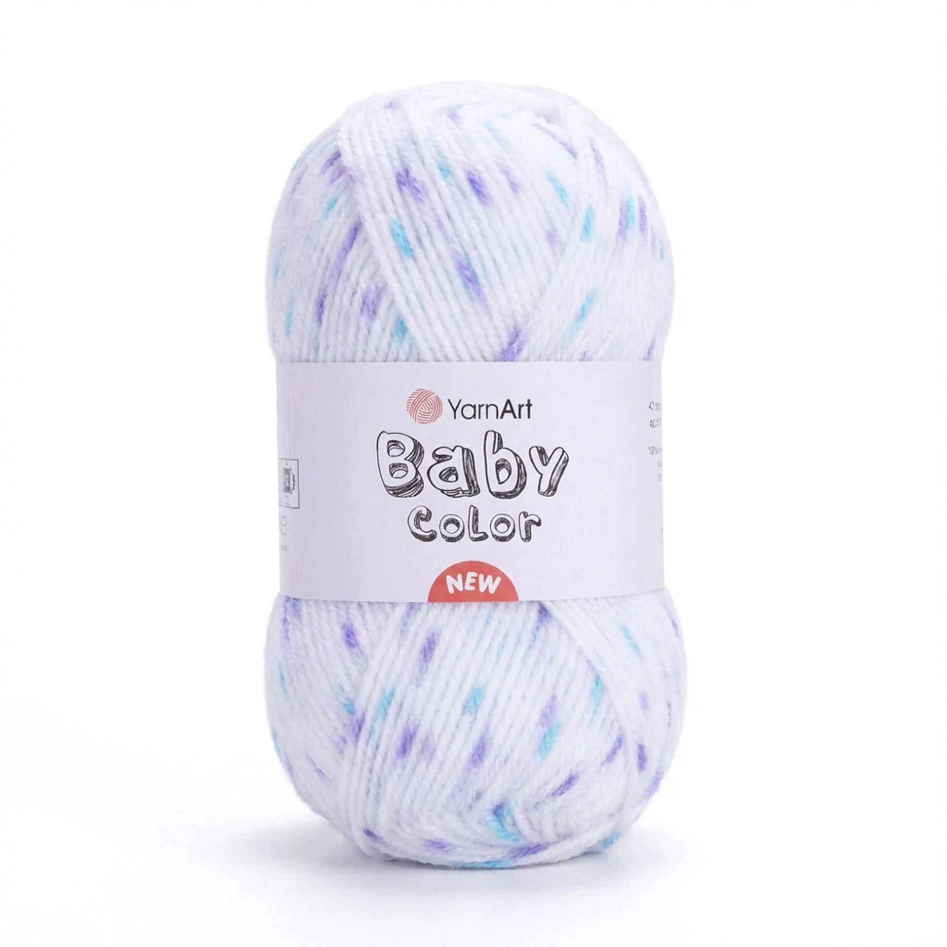 YARNART BABY COLOR NEW - KNITTING YARN VARIEGATED - 201