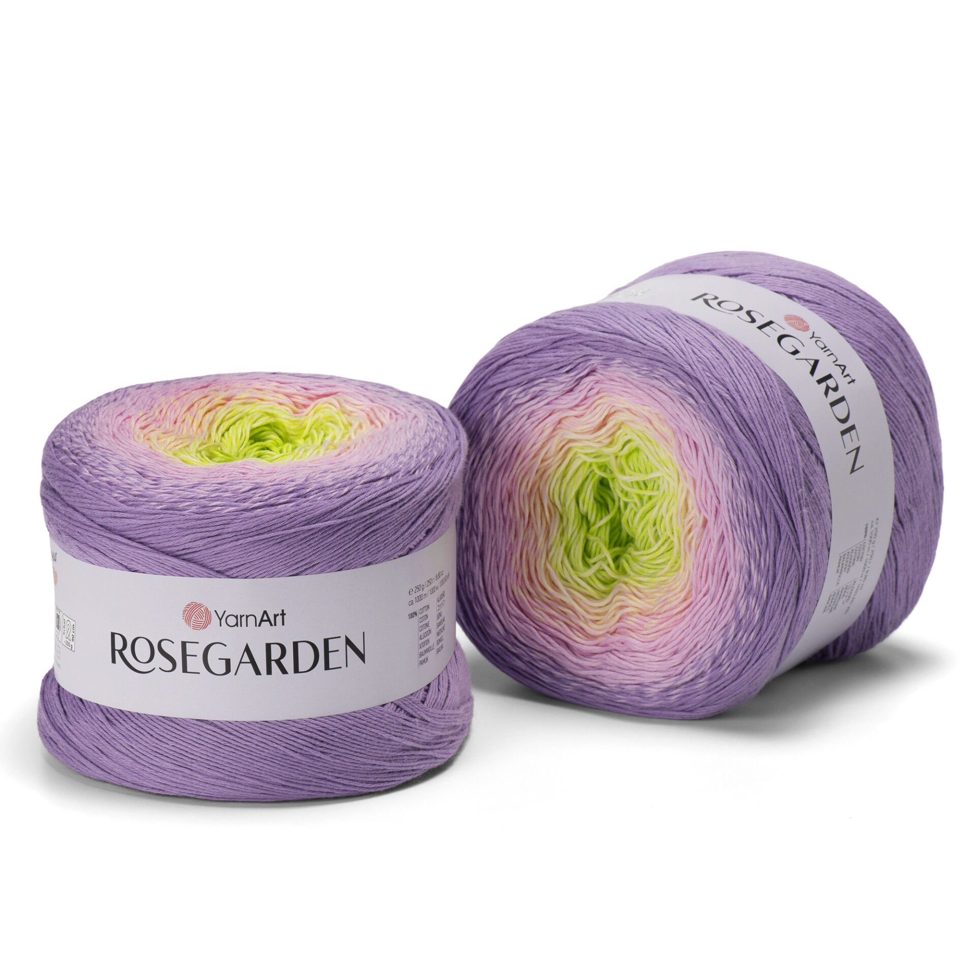 YARNART ROSEGARDEN - MULTICOLOR KNITTING YARN VARIEGATED - 312