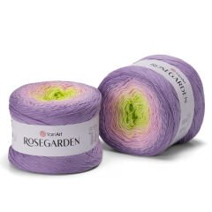 YARNART ROSEGARDEN - MULTICOLOR KNITTING YARN VARIEGATED - 312