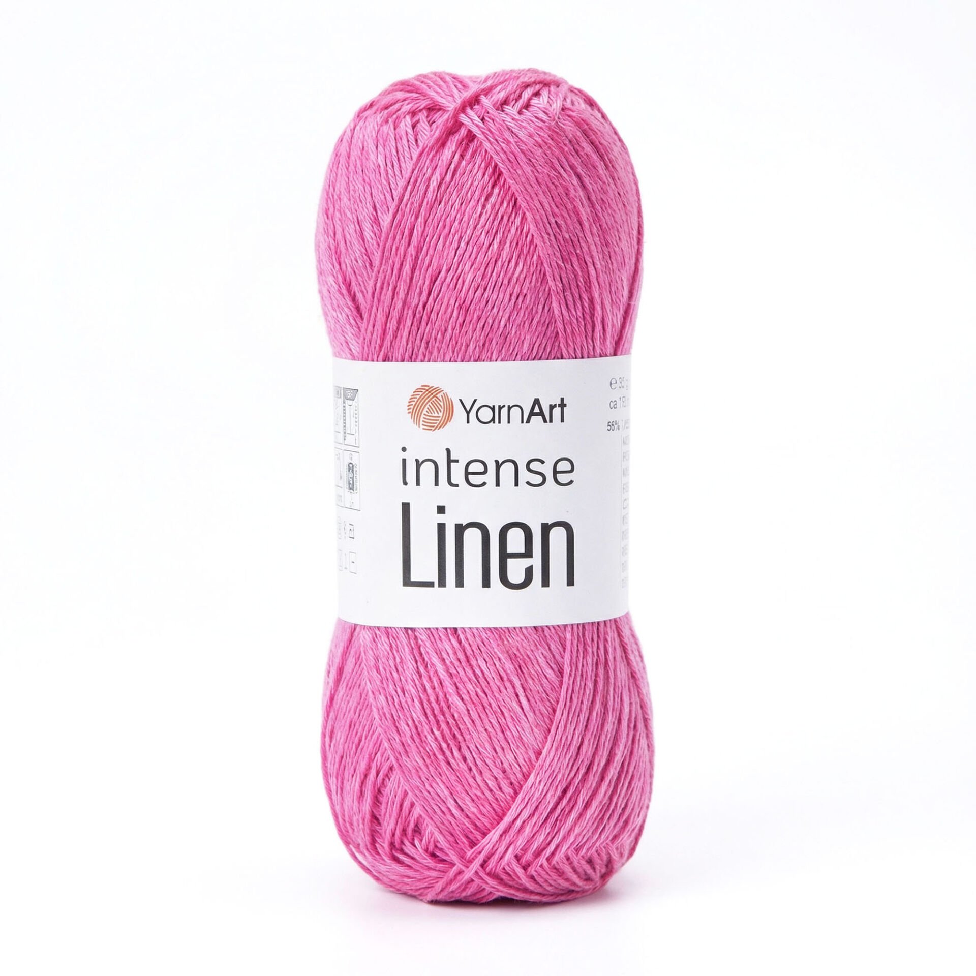 YARNART INTENSE LINEN - KNITTING YARN PINK - 4107