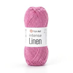 YARNART INTENSE LINEN - KNITTING YARN PINK - 4108