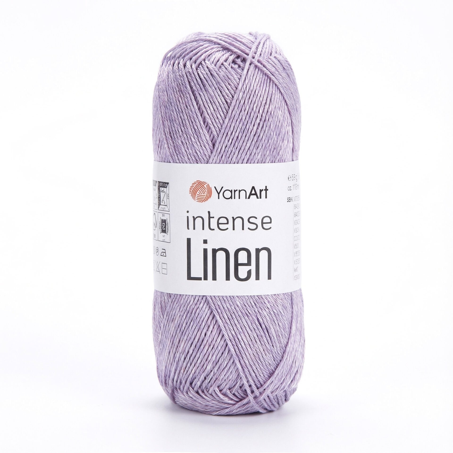 YARNART INTENSE LINEN - KNITTING YARN LILAC - 4110