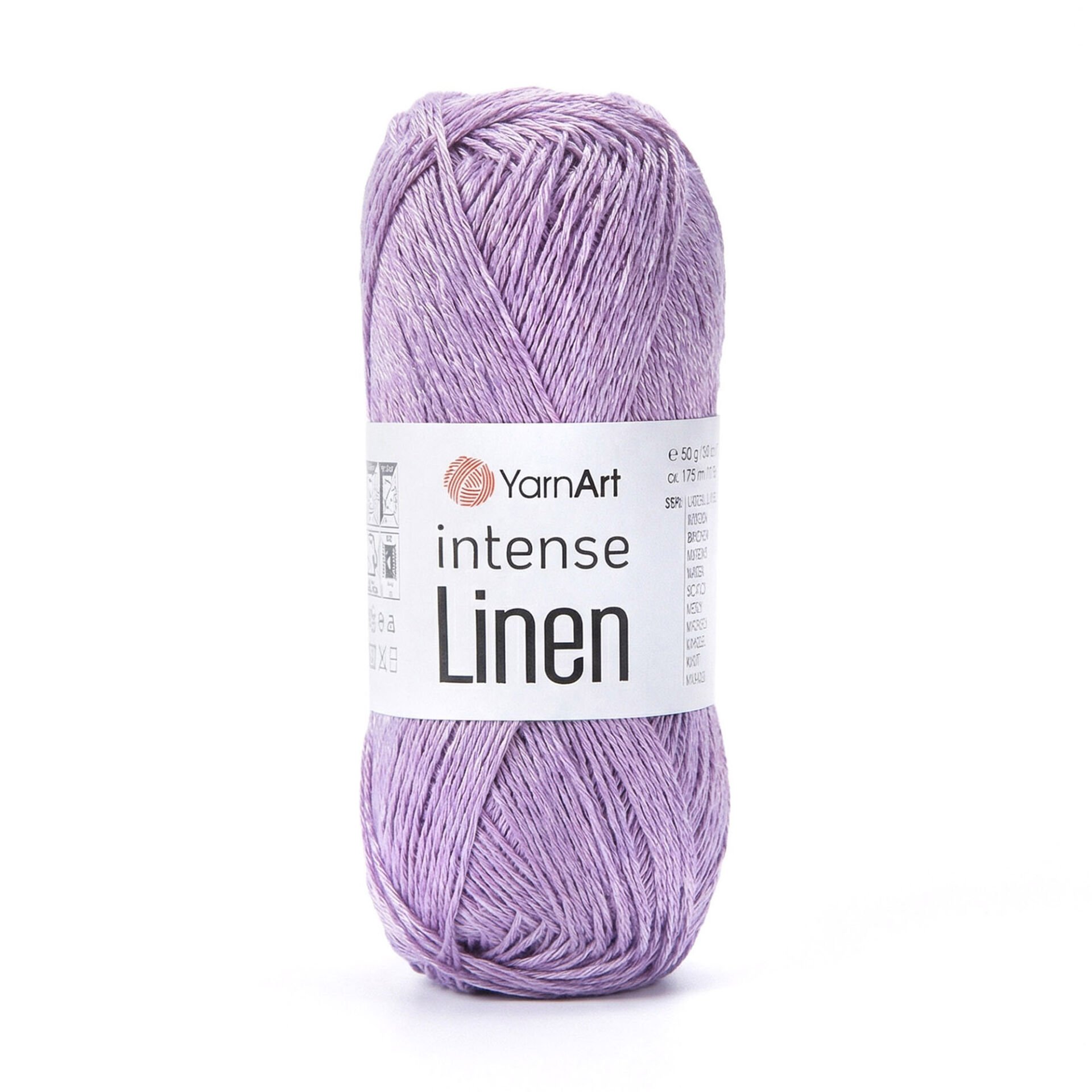 YARNART INTENSE LINEN - KNITTING YARN LILAC - 4111