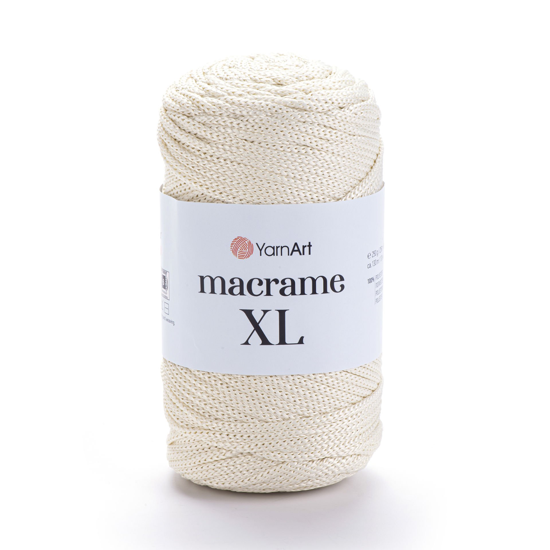 YARNART MACRAME XL - MACRAME CORD CREAM - 137