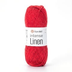 YARNART INTENSE LINEN - KNITTING YARN RED - 4114