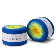 YARNART ROSEGARDEN - MULTICOLOR KNITTING YARN VARIEGATED - 320