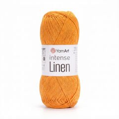 YARNART INTENSE LINEN - KNITTING YARN YELLOW - 4116