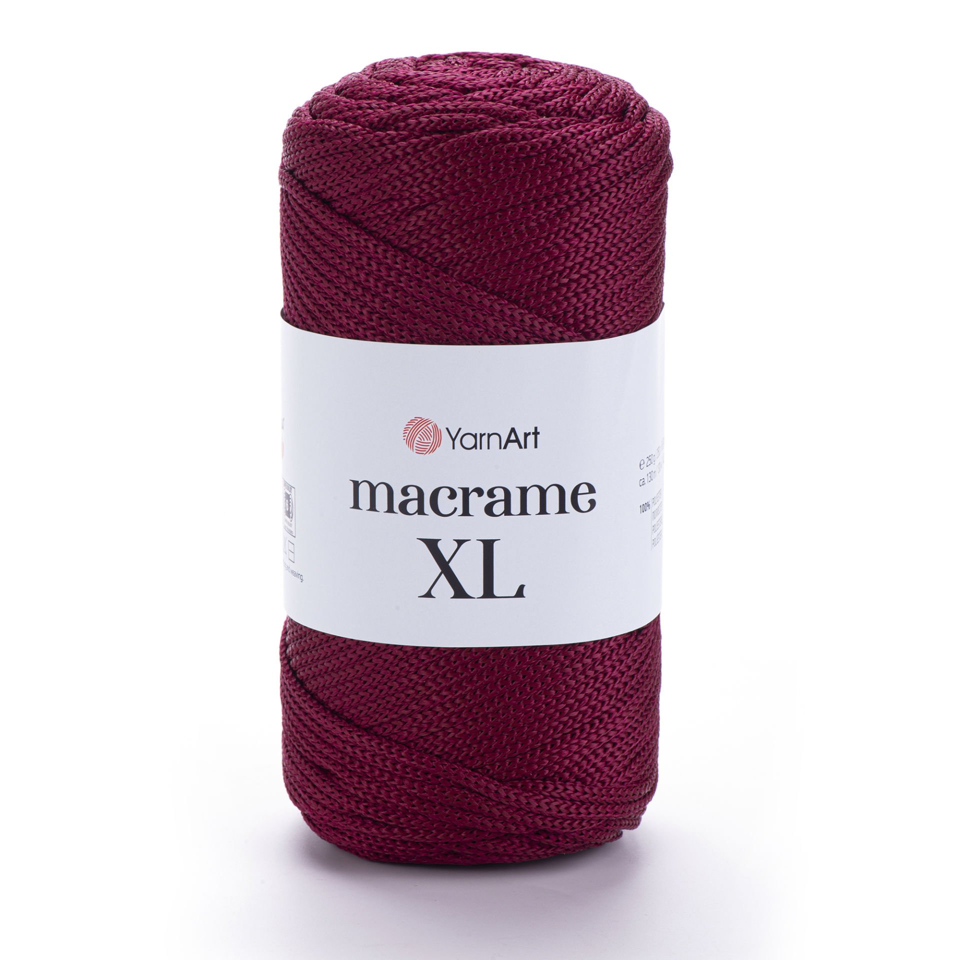 YARNART MACRAME XL - MACRAME CORD CLARET - 145
