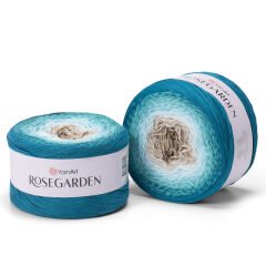 YARNART ROSEGARDEN - MULTICOLOR KNITTING YARN VARIEGATED - 324