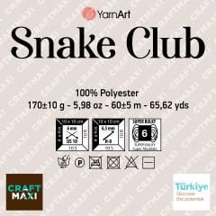YARNART SNAKE CLUB - KNITTING YARN