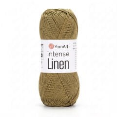 YARNART INTENSE LINEN - KNITTING YARN GREEN - 4120
