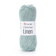 YARNART INTENSE LINEN - KNITTING YARN BLUE - 4122