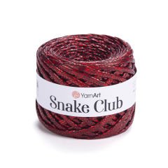 YARNART SNAKE CLUB - KNITTING YARN RED - 5107