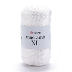 YARNART MACRAME XL - MACRAME CORD WHITE - 154