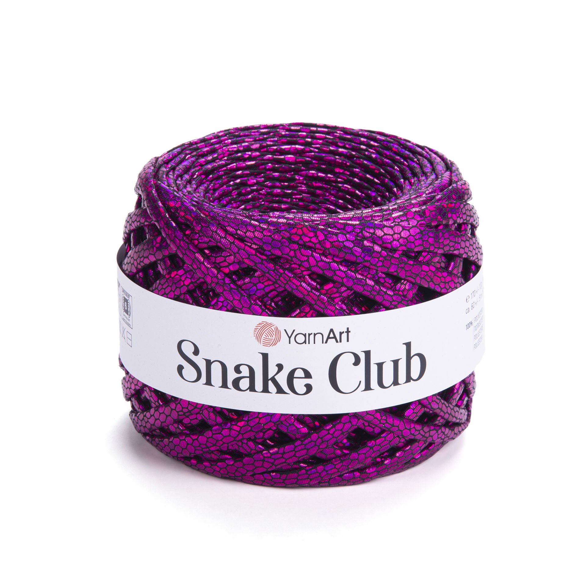 YARNART SNAKE CLUB - KNITTING YARN FUCHSIA - 5108