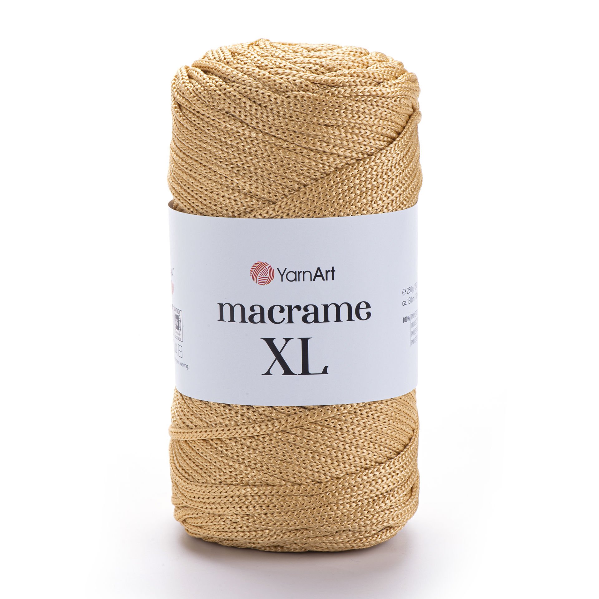 YARNART MACRAME XL - MACRAME CORD CARAMEL - 155