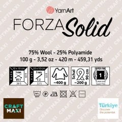 YARNART FORZA SOLID - KNITTING YARN