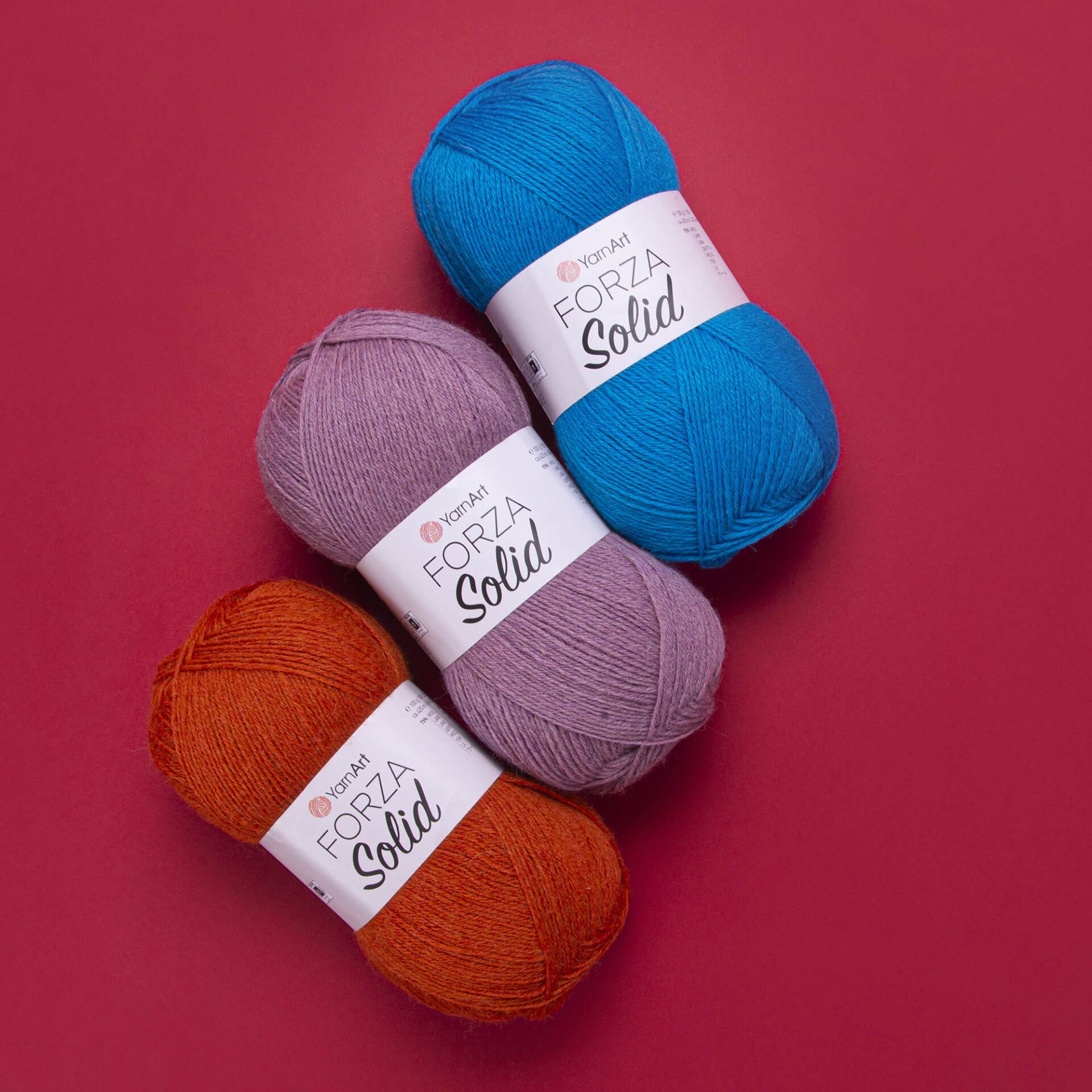 YARNART FORZA SOLID - KNITTING YARN