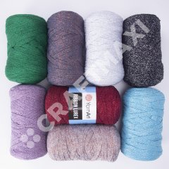 YARNART RIBBON LUREX - ACCESSORIES KNITTING YARN WHITE-GLITTERY - 721