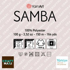 YARNART SAMBA - KNITTING YARN