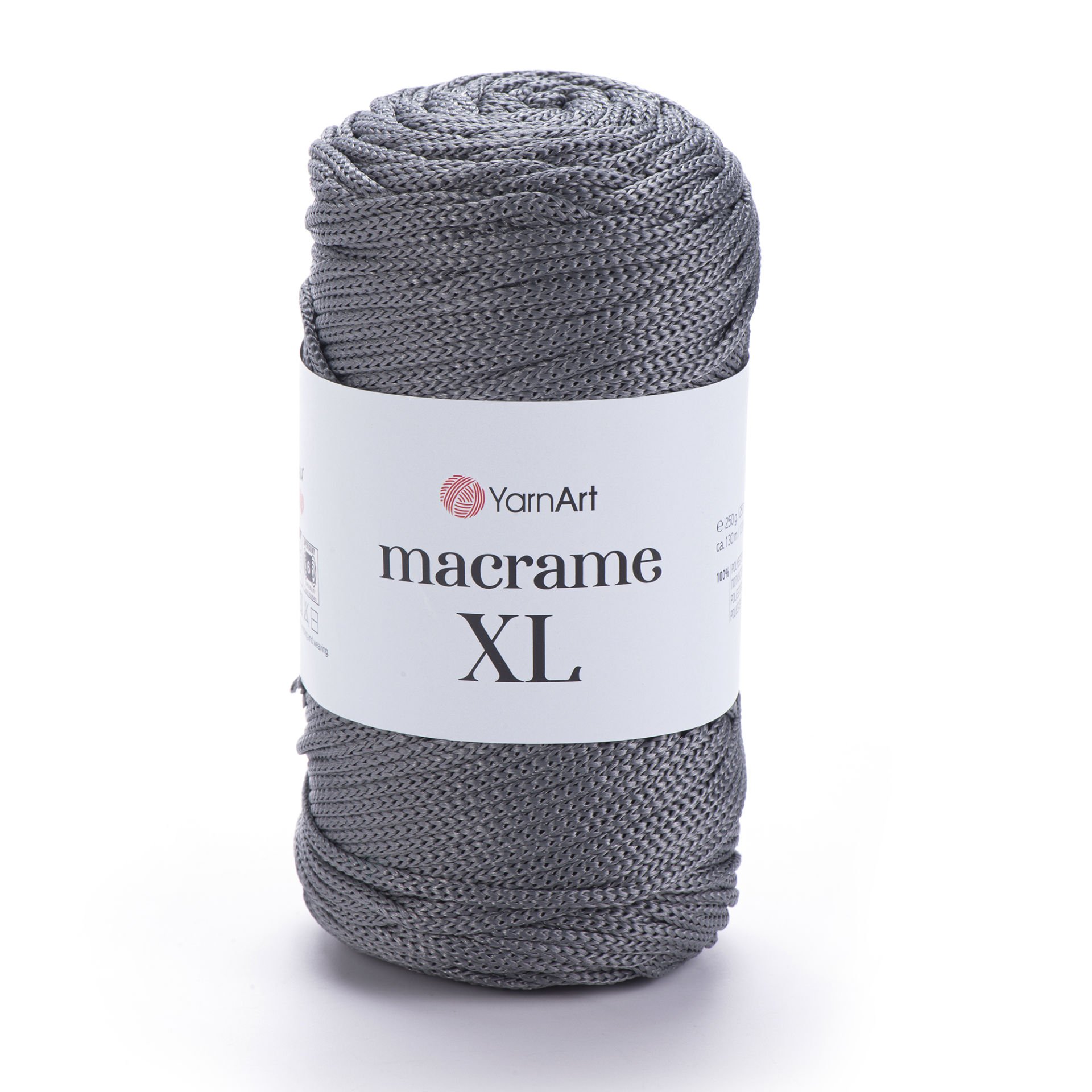 YARNART MACRAME XL - MACRAME CORD GREY - 159